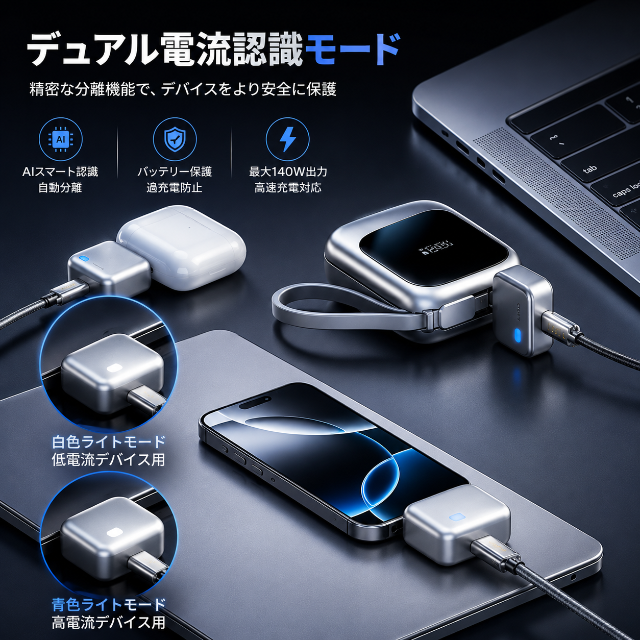 SafeCharge™過負荷防止アダプター