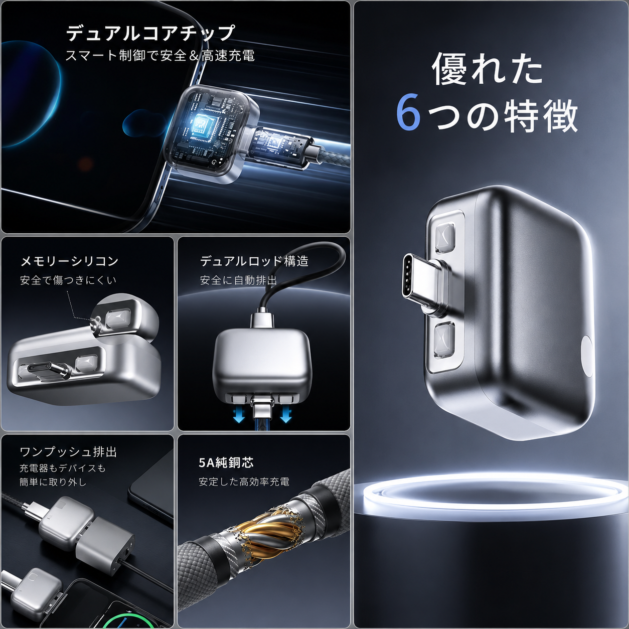 SafeCharge™過負荷防止アダプター